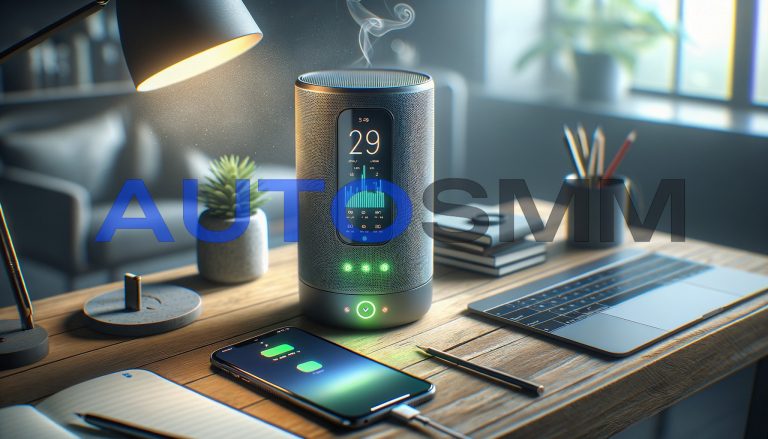 многофункциональная колонка Xiaomi Qi-зарядка