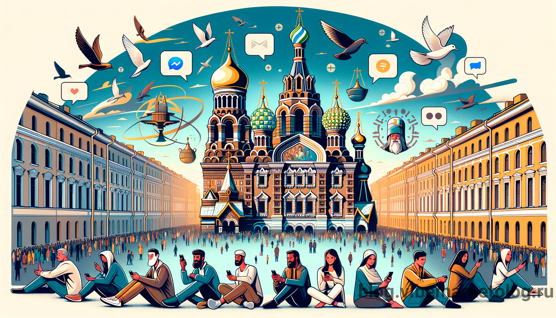 Метрики конверсии Telegram: глубокий анализ показателей, влияющих на успех в СПб 2 Illustration for section: Санкт-Петербург – культурный центр с уникальным стиле - метрики конверсии telegram