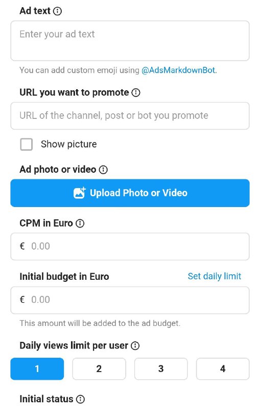 Телеграм ads наведение советы
