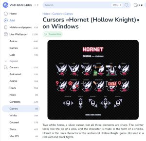 Курсоры для ПК: аниме дизайны