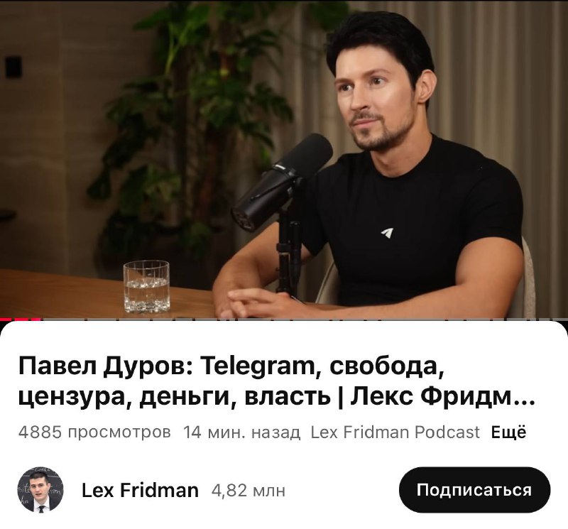 Интервью с Дуровым с Фридманом