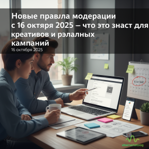 Новые правила модерации с 16 октября 2025 — что это значит для креативов и рекламных кампаний 8 Новые правила модерации креативов